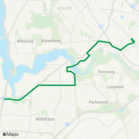 Transperth  map