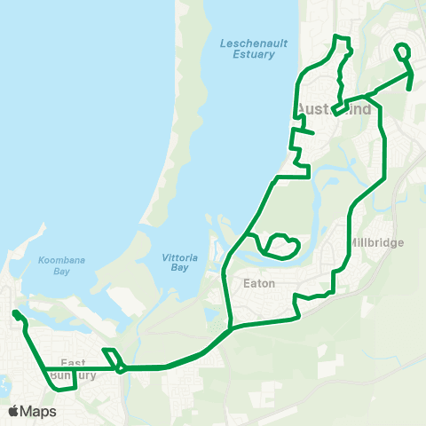 TransBunbury  map