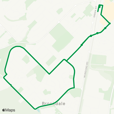 Transperth Armadale - Wungong map