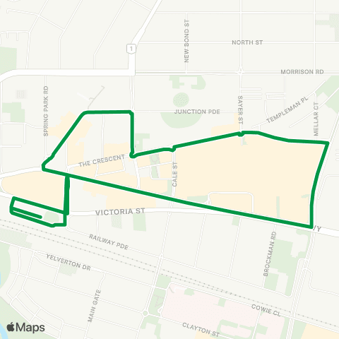 Transperth Midland - Midland Gate Shopping Centre map