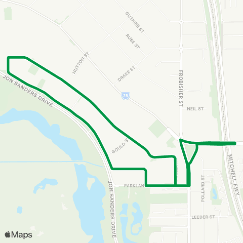 Transperth Glendalough - Herdsman Park Loop map