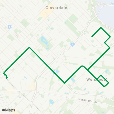Transperth Oats - Kewdale map