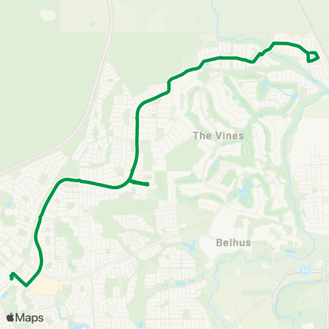 Transperth Bassendean - Caversham map