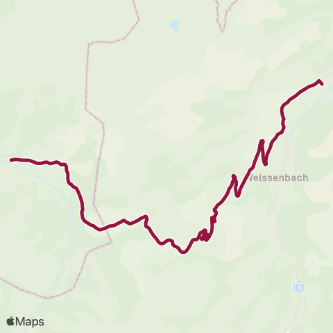 TPF - Transports publics fribourgeois Jaun, Bergbahnen - Boltigen, Bahnhof map