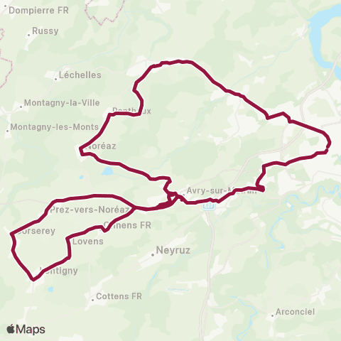 TPF - Transports publics fribourgeois Fribourg/Freiburg, gare rout. - Fribourg/Freiburg, gare rout. map