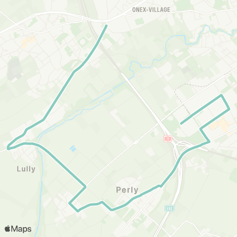 tpg - Transports publics genevois Plan-les-Ouates, ZIPLO - Confignon, croisée map
