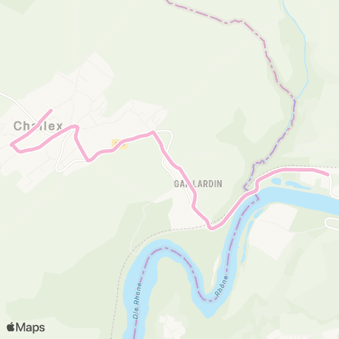 tpg - Transports publics genevois Challex, La Halle - La Plaine, gare map