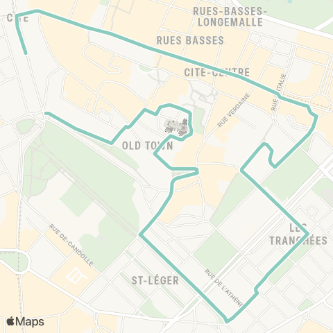 tpg - Transports publics genevois Genève, Pl. de Neuve - Genève, Pl. de Neuve map