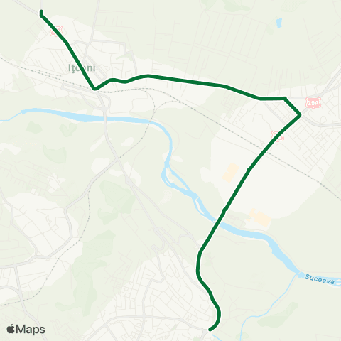 Transport Public Local Gostat - Centru map