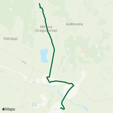 Transport Public Local Dragomirna - Colegiul Național Ștefan Cel Mare map