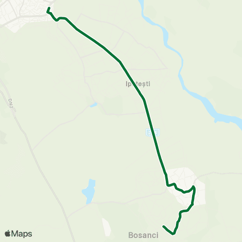 Transport Public Local Bosanci (Ovi) - Dom Polski map