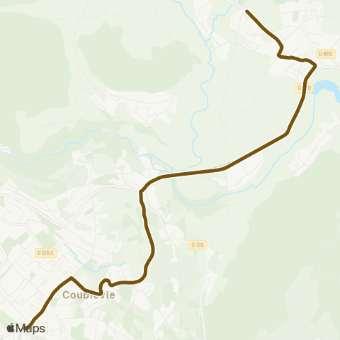 Transports du Pays Voironnais Crossey Pompiers - Coublevie Plan Menu map