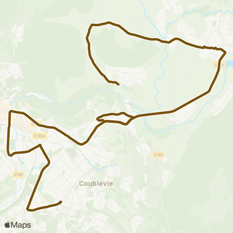 Transports du Pays Voironnais Crossey Tolvon - Coublevie Plan Menu map