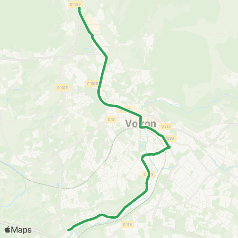 Transports du Pays Voironnais Leprince Ringuet - Paviot map