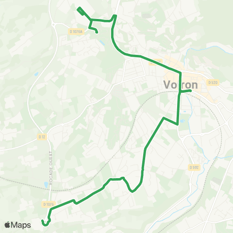 Transports du Pays Voironnais Faton - Champfeuillet map