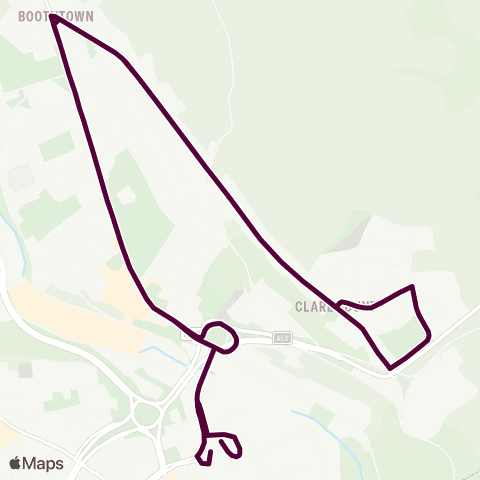 Team Pennine Halifax Bus Sta - Halifax Bus Sta Entrance map