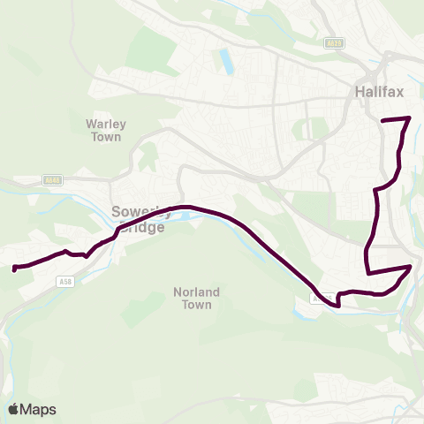 Team Pennine Wards End 1 - Ryburn Valley High School map