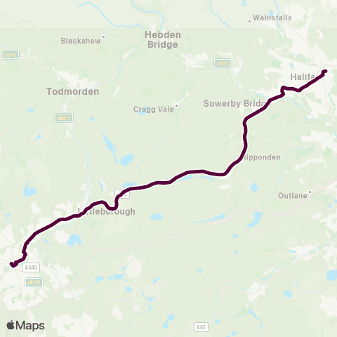 Team Pennine Rochdale Interchange - Halifax Bus Sta Entrance map