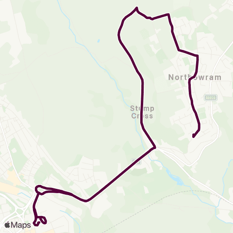 Team Pennine Halifax Bus Sta - Halifax Bus Sta Entrance map