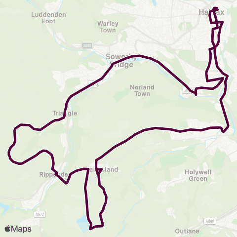 Team Pennine Halifax Bus Sta - Halifax Bus Sta Entrance map