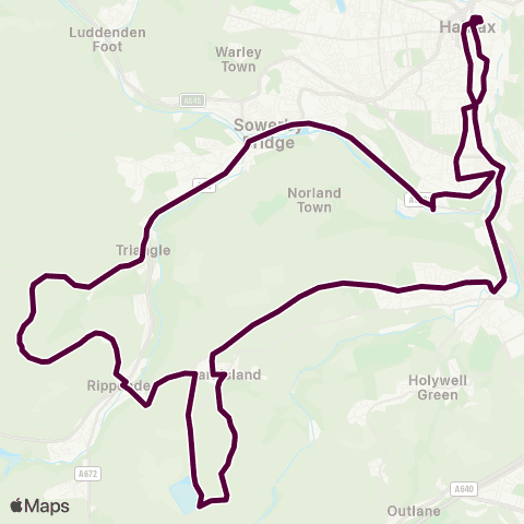Team Pennine Halifax Bus Sta - Halifax Bus Sta Entrance map