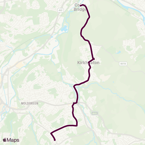 Team Pennine King James HS Grounds - Brooklands map