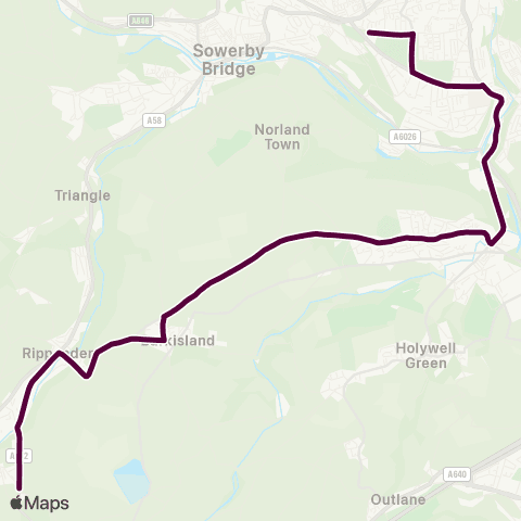 Team Pennine Oldham Rd Rishworth New Rd - Spring Edge map