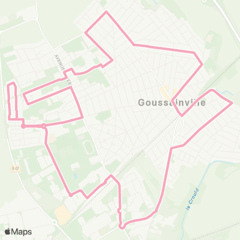 Île-de-France Mobilités Goussainville Gare <> Gare de Goussainville map
