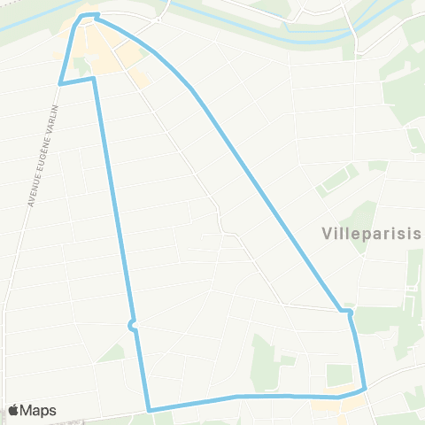Île-de-France Mobilités Pl. Jacques Chirac - Gare <> Pl. Jacques Chirac - Gare map