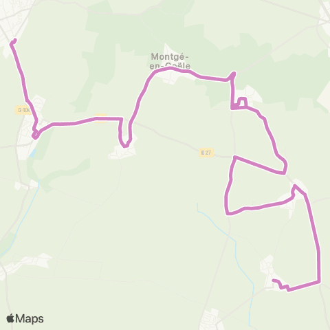 Île-de-France Mobilités Ctre <> Gare de Dammartin - Juilly - St-Mard map