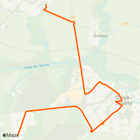 Île-de-France Mobilités Collège Langevin - Lycée Balzac <> Bois Fleuri-Plle Rn3 map