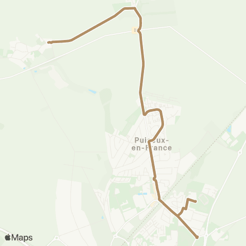 Île-de-France Mobilités Collège André Malraux <> Ferme du Temple map