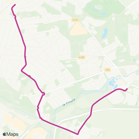 Île-de-France Mobilités Rd-pt de Bonneuil <> Gare de Villiers-le-Bel Gonesse Arnouville map