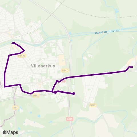 Île-de-France Mobilités Shopping Prom. <> Pl. Jacques Chirac - Gare map