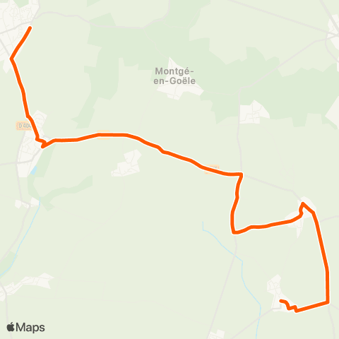 Île-de-France Mobilités Collège Georges Brassens <> Centre map