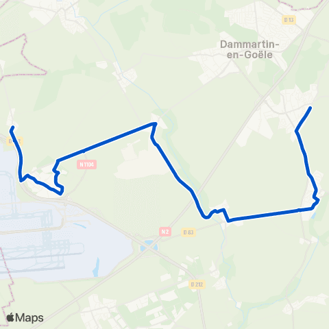 Île-de-France Mobilités Collège Georges Brassens <> Mairie map