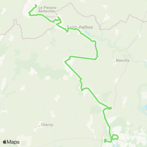 Île-de-France Mobilités Henri IV Jardin <> Les Frênes map