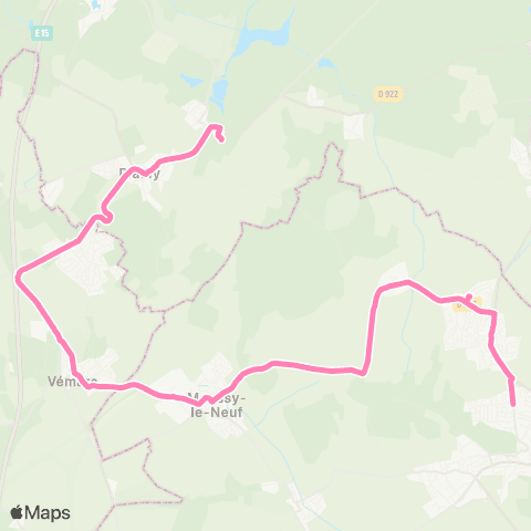 Île-de-France Mobilités Institut St-Dominique <> Collège de l'Europe map