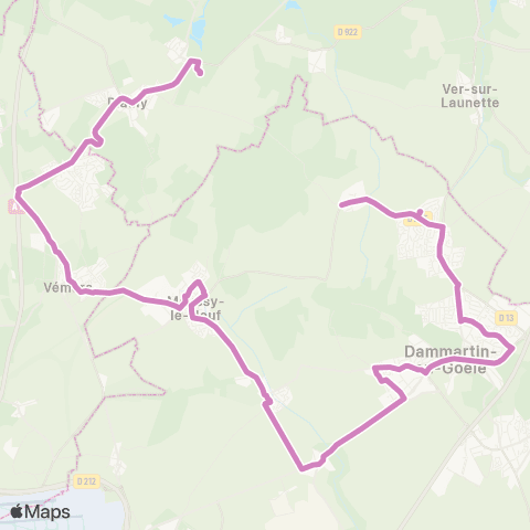 Île-de-France Mobilités Institut Saint-Dominique <> Dom Ganneron map
