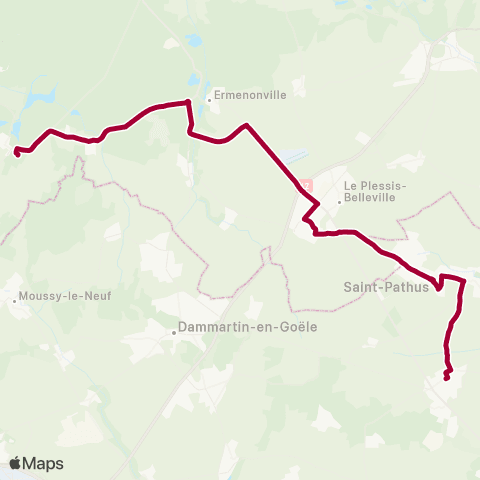 Île-de-France Mobilités Institut Saint-Dominique <> Église map