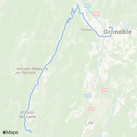 Transaltitude Transaltitude Villard de Lans - Corrençon-en-Vercors map