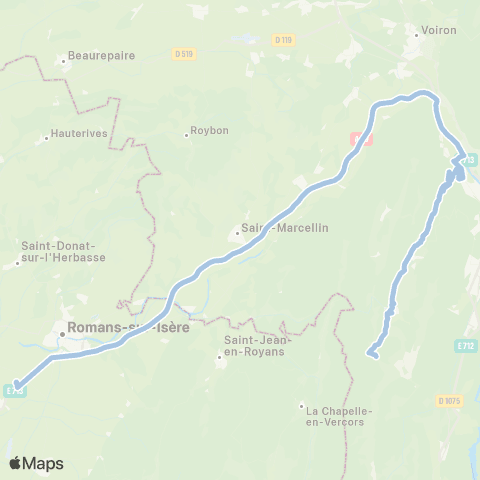 Transaltitude Transaltitude Valence-Corrençon map