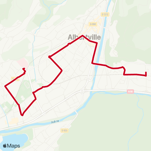 TRA Mobilité Hôpital-Pont de Rhonne map