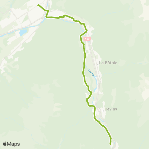 TRA Mobilité Albertville-Rognaix map