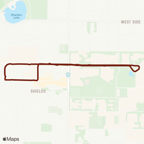 Transfort CSU and Campus West map