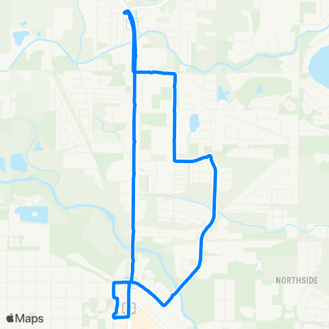 Transfort North Fc & Lc Dept of Human Services map