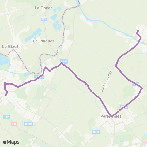 Ilévia Ligne 81 map