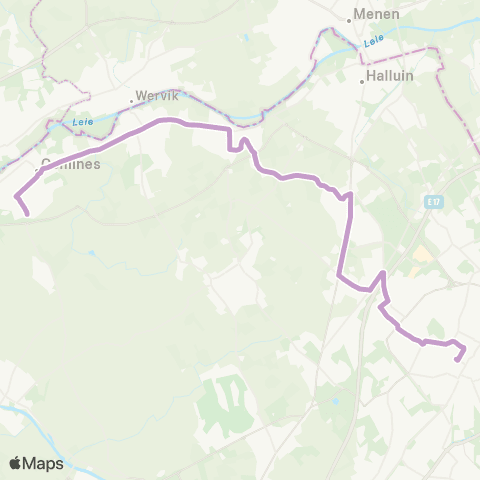 Ilévia Ligne 84 map