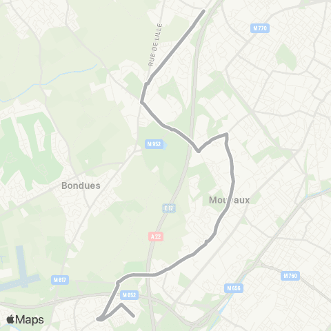 Ilévia Scolaires Ligne Scolaire 904 map