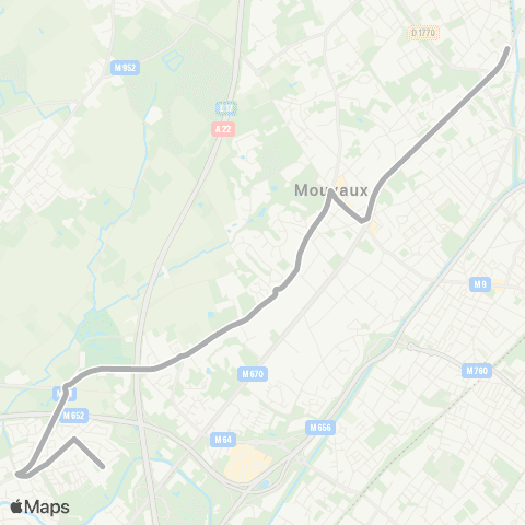 Ilévia Scolaires Ligne Scolaire 905 map